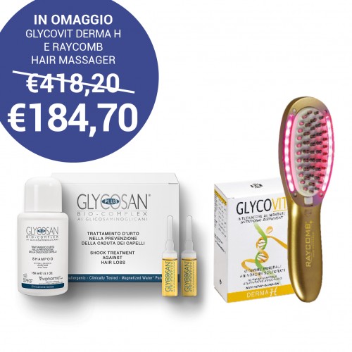 Offerta Glycosan Plus Anticaduta - cofanetto shampoo + fiale