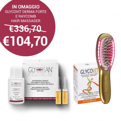 Offerta Glycosan Plus Antiforfora e Prurito - cofanetto shampoo + fiale